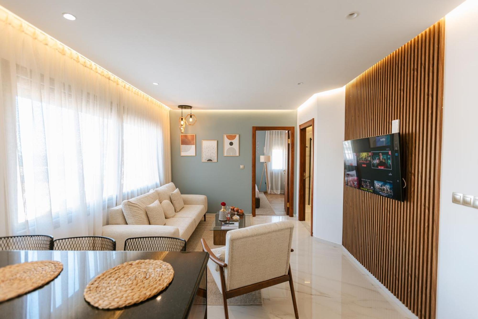 Marina View Residence Luxurious Studio Retreat With Stunning Ocean Views 1 Double Bedroom, 1 Convertible Couch Tanger Eksteriør billede